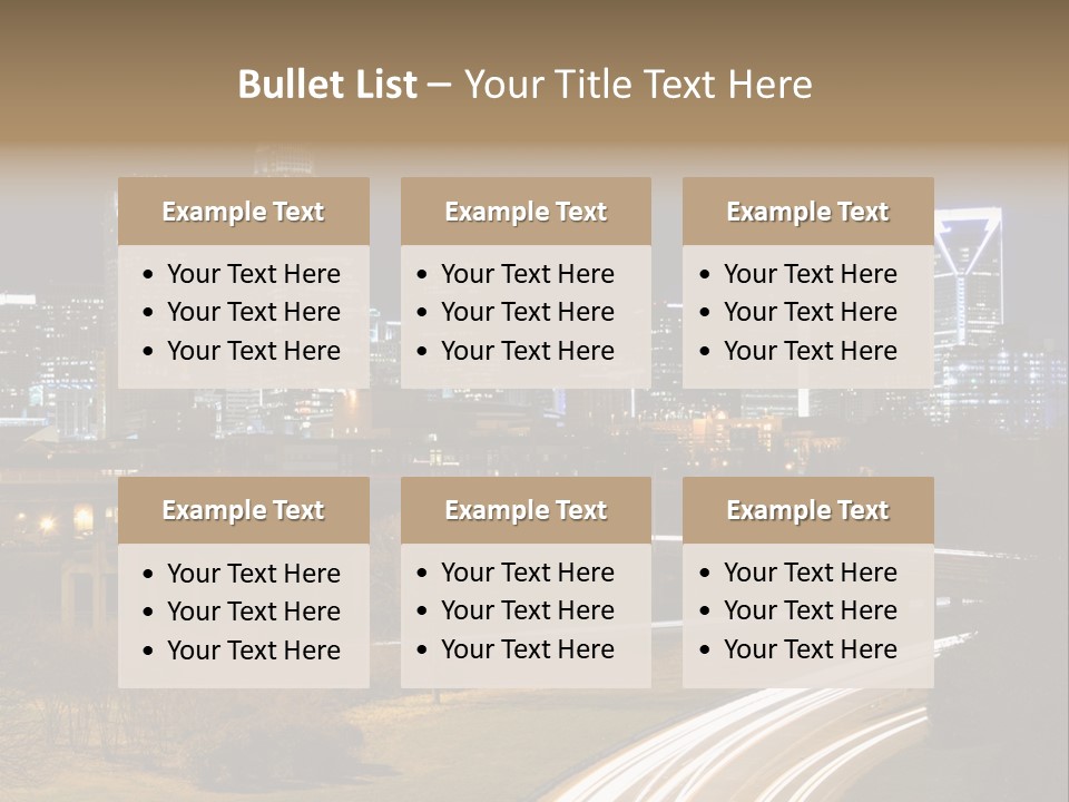 Metropolitan American Modern PowerPoint Template