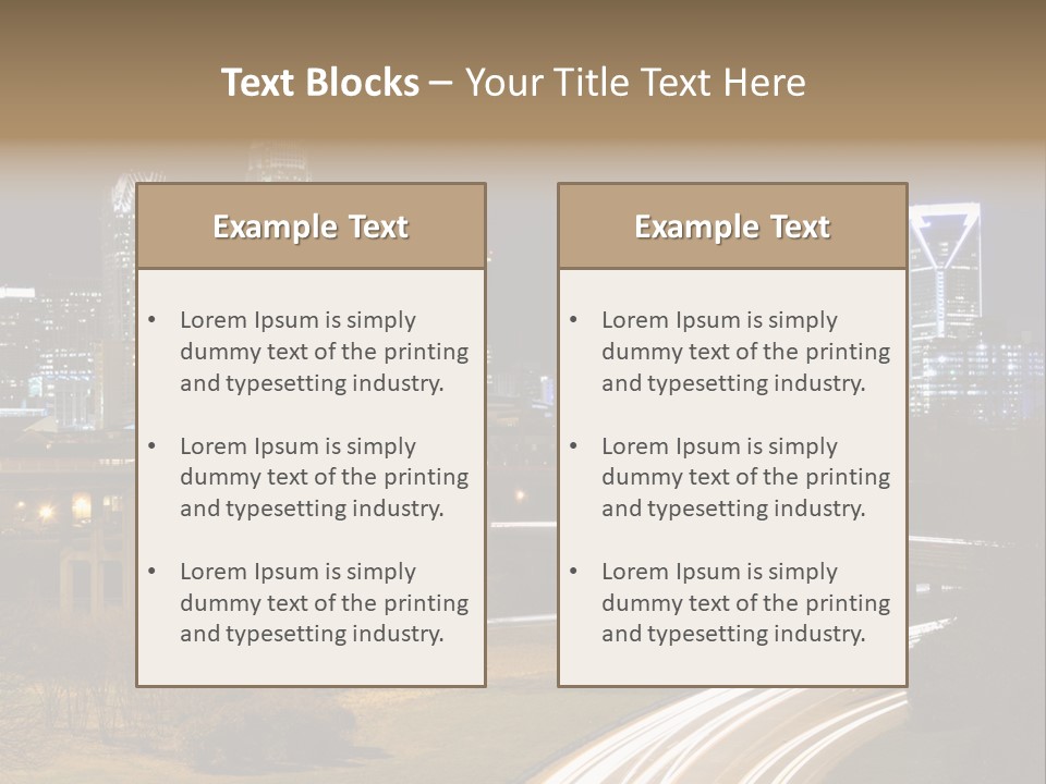 Metropolitan American Modern PowerPoint Template