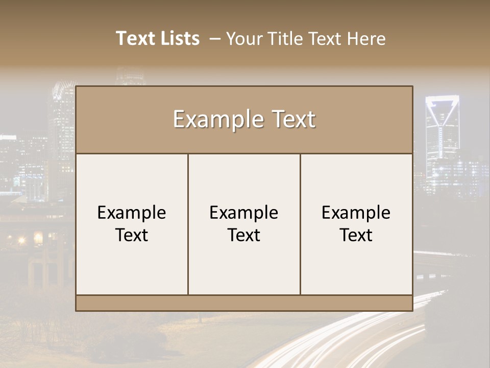 Metropolitan American Modern PowerPoint Template