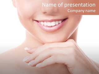 Spa Side Smiling PowerPoint Template