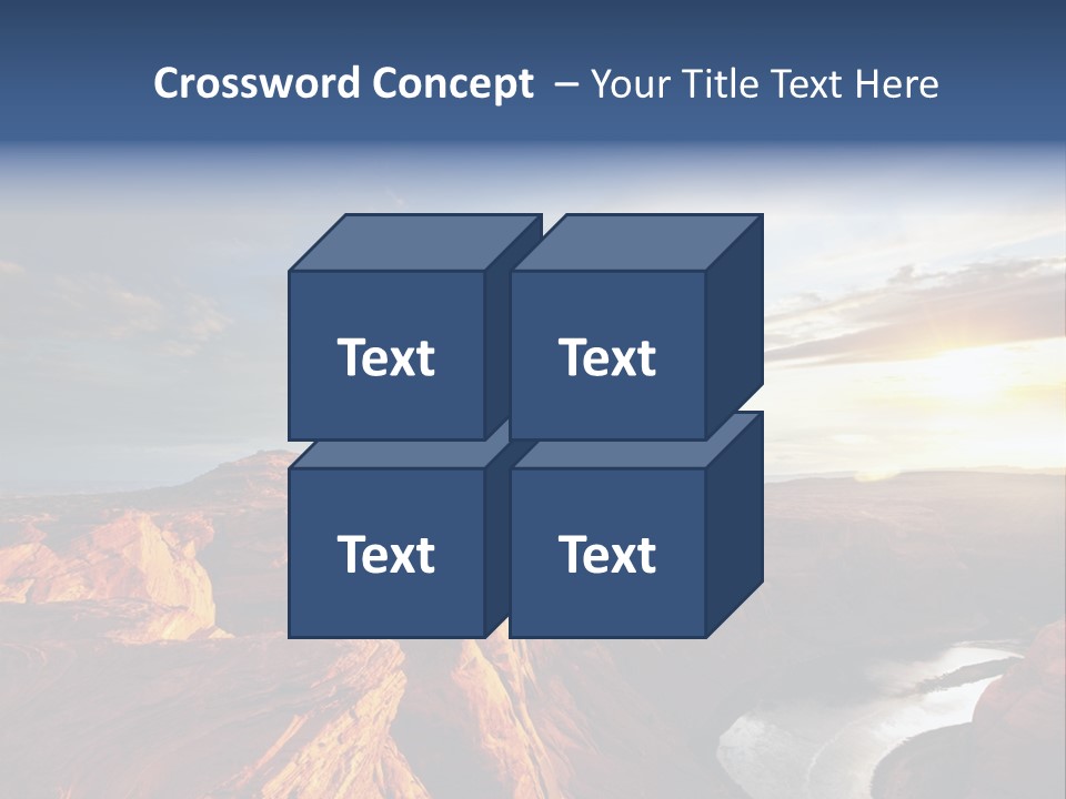 Canyon Erosion Eroding PowerPoint Template