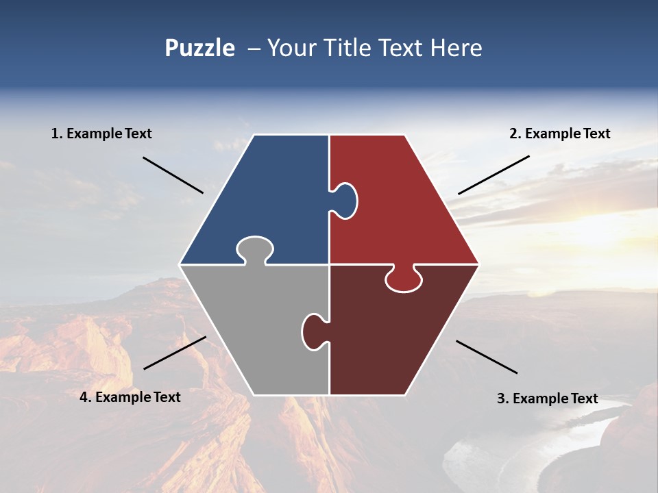 Canyon Erosion Eroding PowerPoint Template