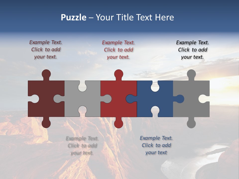 Canyon Erosion Eroding PowerPoint Template