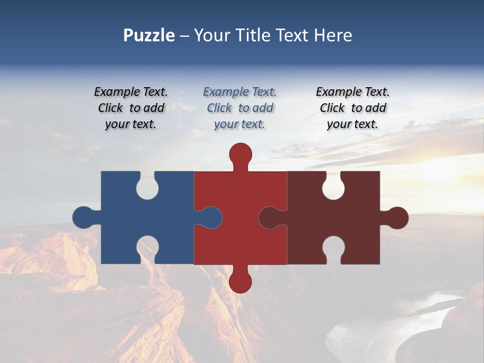 Canyon Erosion Eroding PowerPoint Template