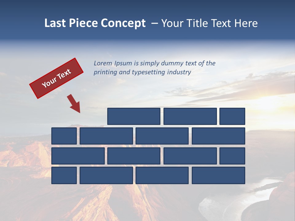 Canyon Erosion Eroding PowerPoint Template