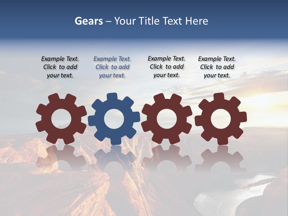 Canyon Erosion Eroding PowerPoint Template