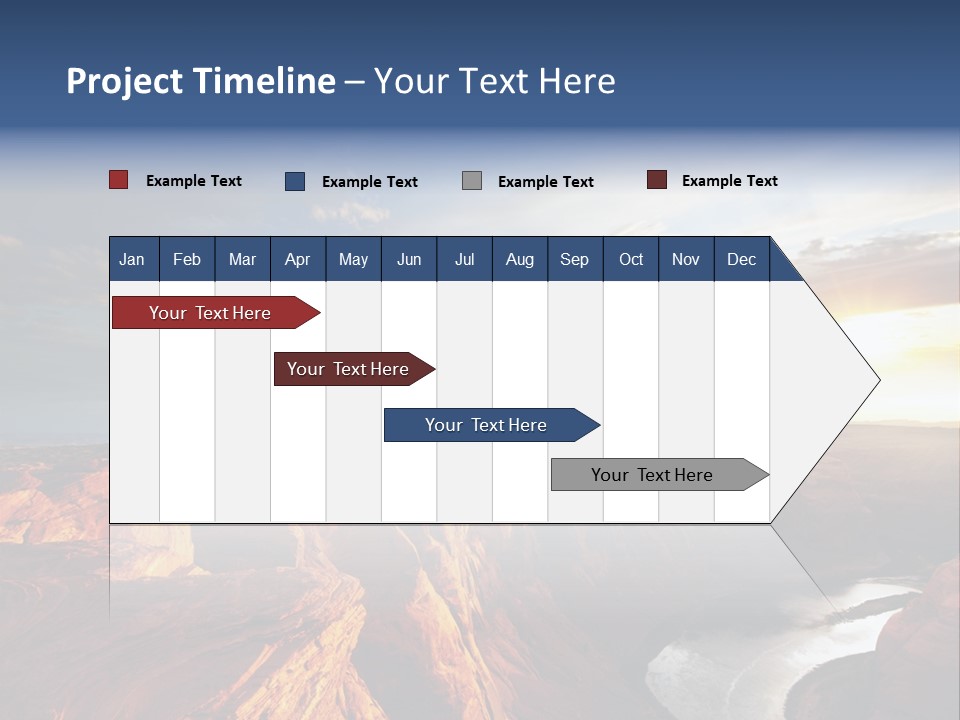 Canyon Erosion Eroding PowerPoint Template