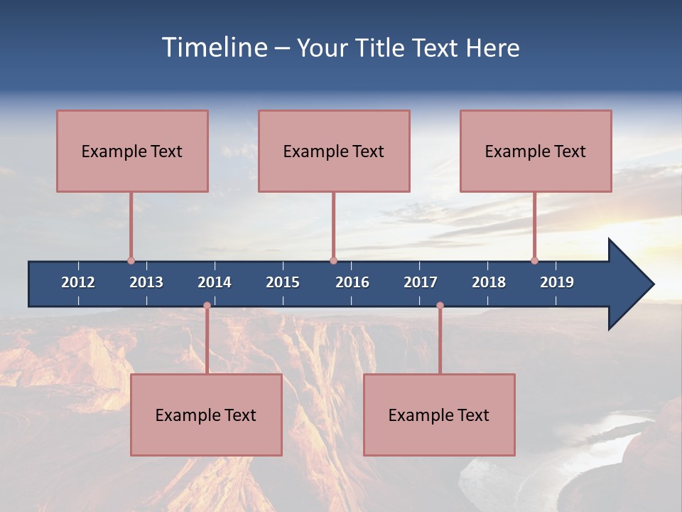 Canyon Erosion Eroding PowerPoint Template