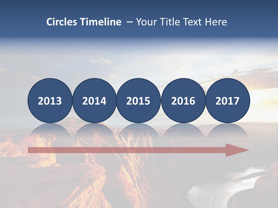 Canyon Erosion Eroding PowerPoint Template