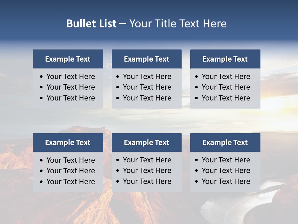 Canyon Erosion Eroding PowerPoint Template
