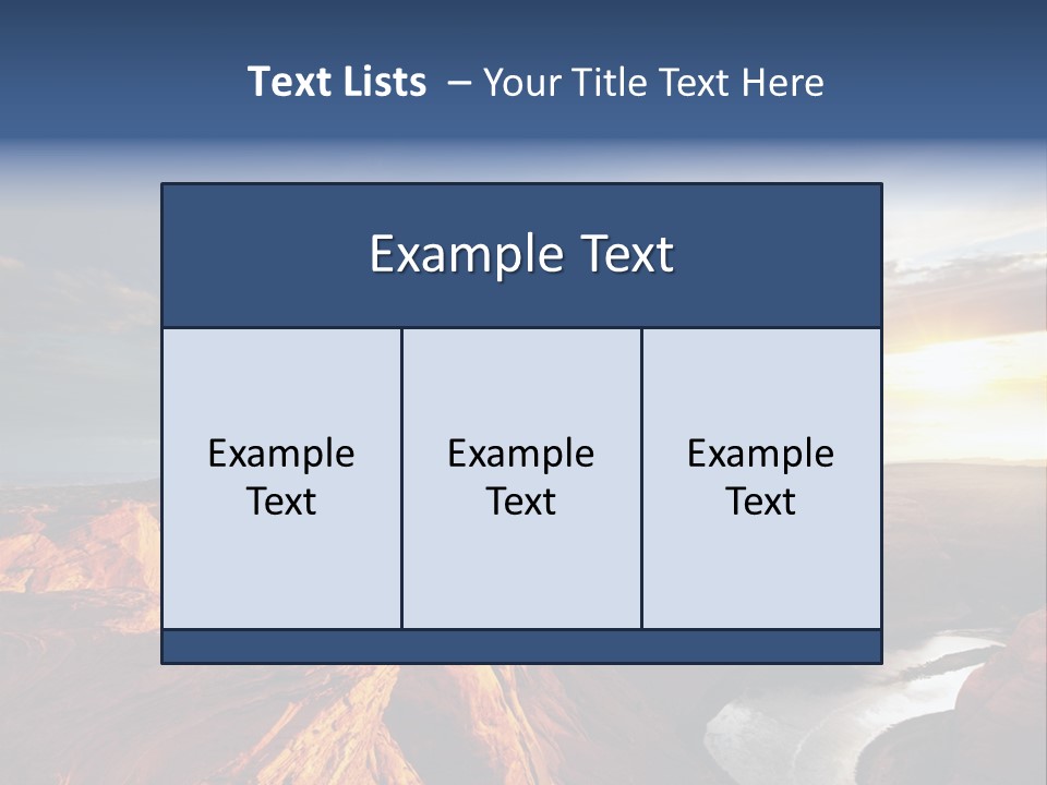 Canyon Erosion Eroding PowerPoint Template