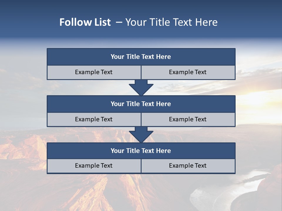 Canyon Erosion Eroding PowerPoint Template
