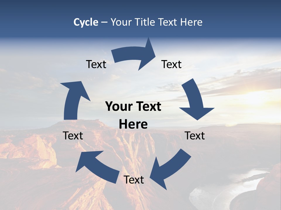 Canyon Erosion Eroding PowerPoint Template