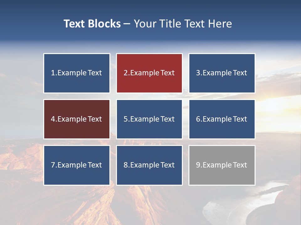 Canyon Erosion Eroding PowerPoint Template