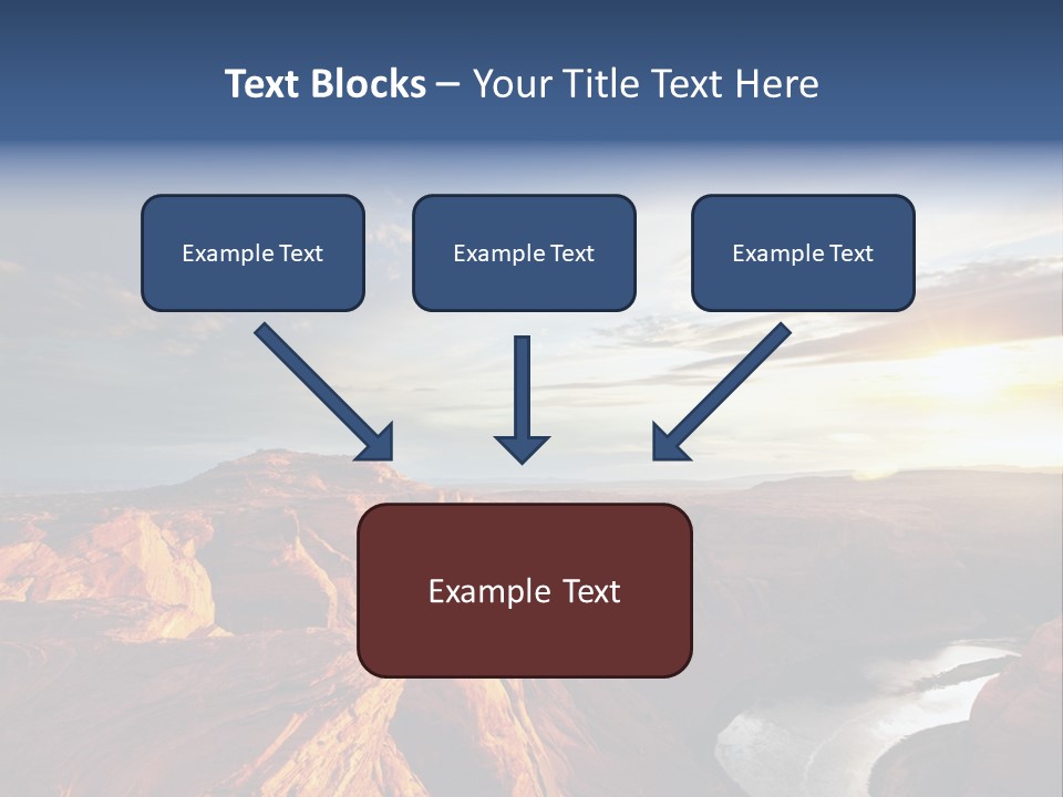 Canyon Erosion Eroding PowerPoint Template