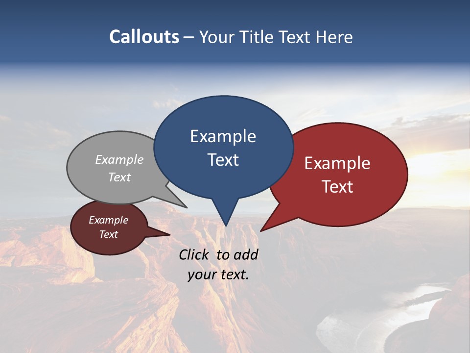 Canyon Erosion Eroding PowerPoint Template