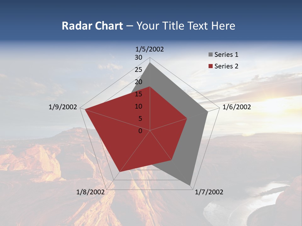 Canyon Erosion Eroding PowerPoint Template