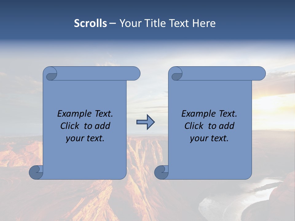 Canyon Erosion Eroding PowerPoint Template