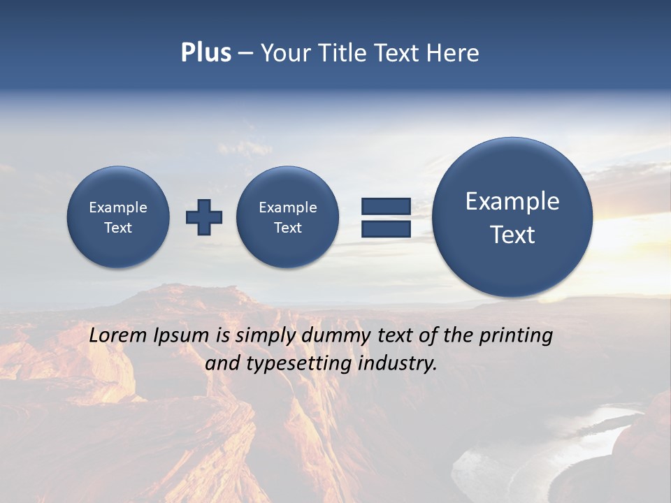 Canyon Erosion Eroding PowerPoint Template
