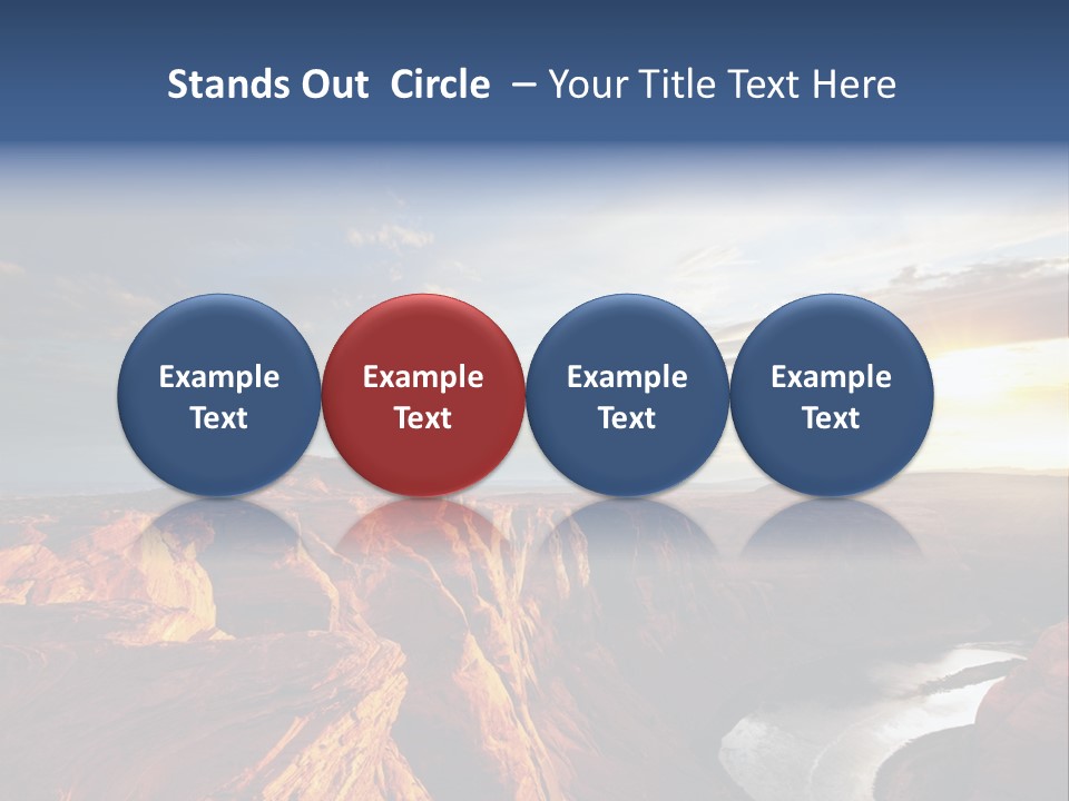 Canyon Erosion Eroding PowerPoint Template