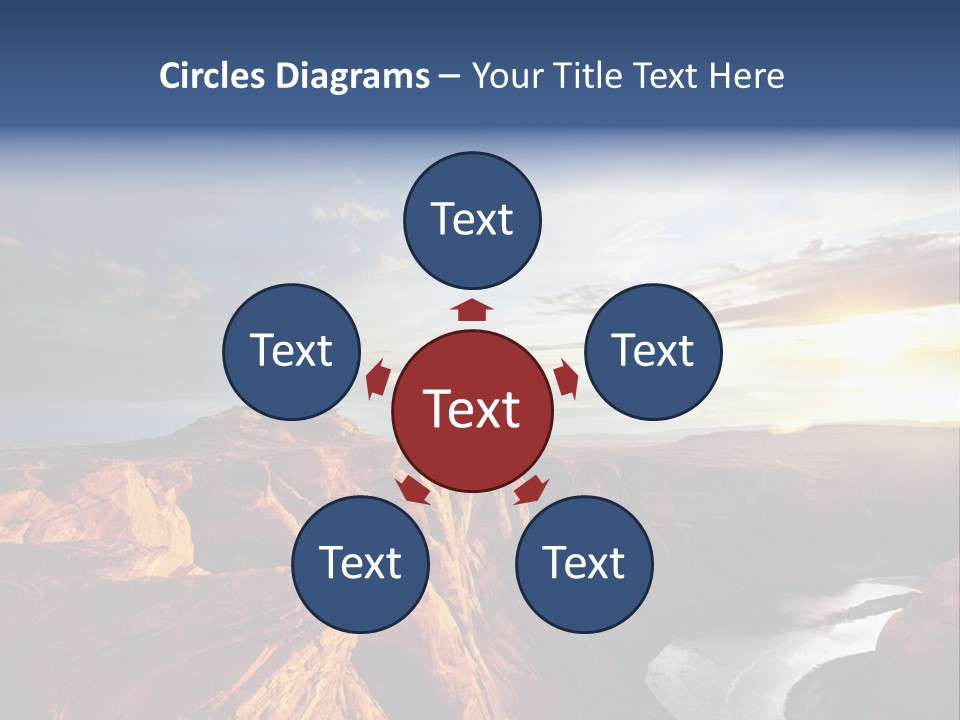 Canyon Erosion Eroding PowerPoint Template