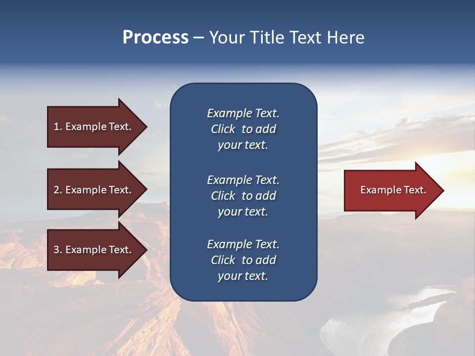 Canyon Erosion Eroding PowerPoint Template
