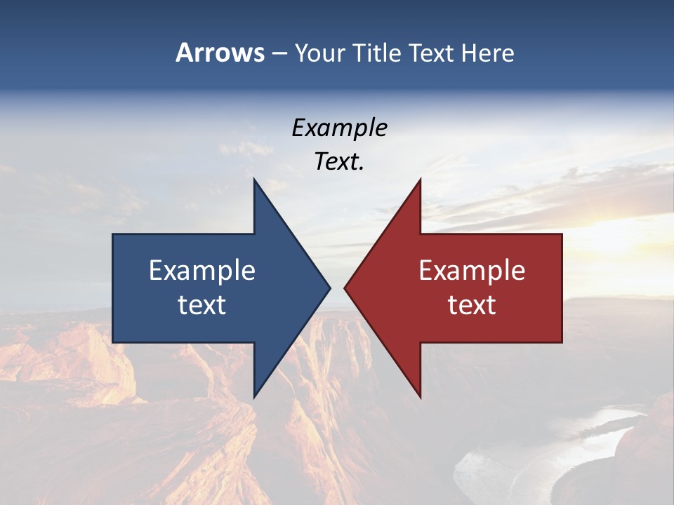 Canyon Erosion Eroding PowerPoint Template