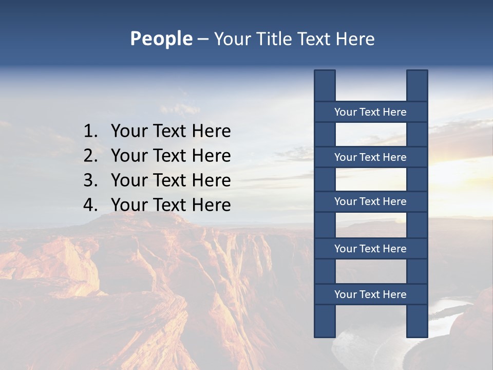Canyon Erosion Eroding PowerPoint Template