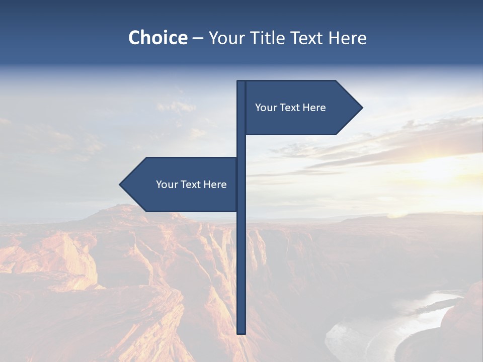 Canyon Erosion Eroding PowerPoint Template