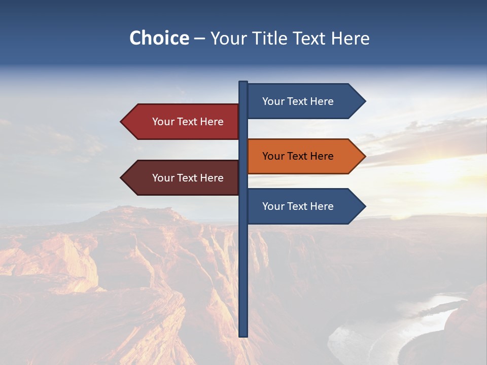 Canyon Erosion Eroding PowerPoint Template