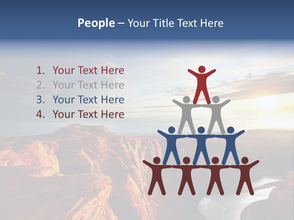 Canyon Erosion Eroding PowerPoint Template