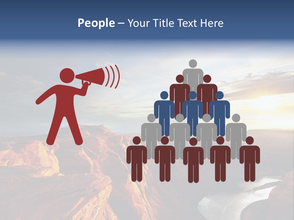 Canyon Erosion Eroding PowerPoint Template