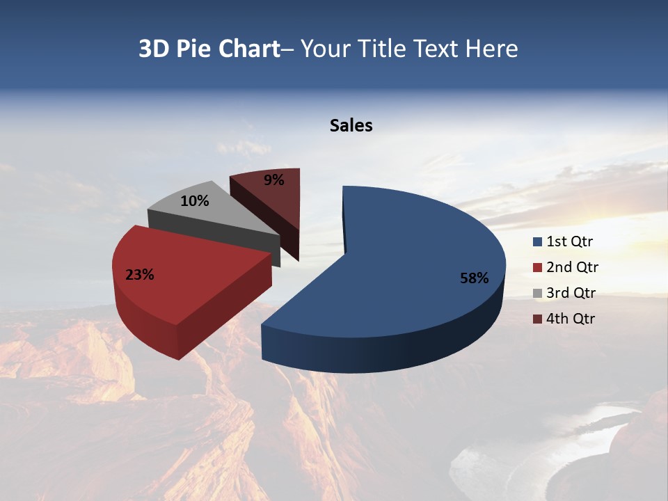 Canyon Erosion Eroding PowerPoint Template