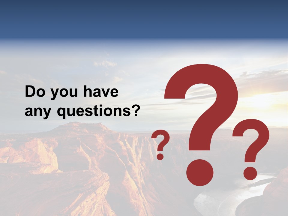 Canyon Erosion Eroding PowerPoint Template