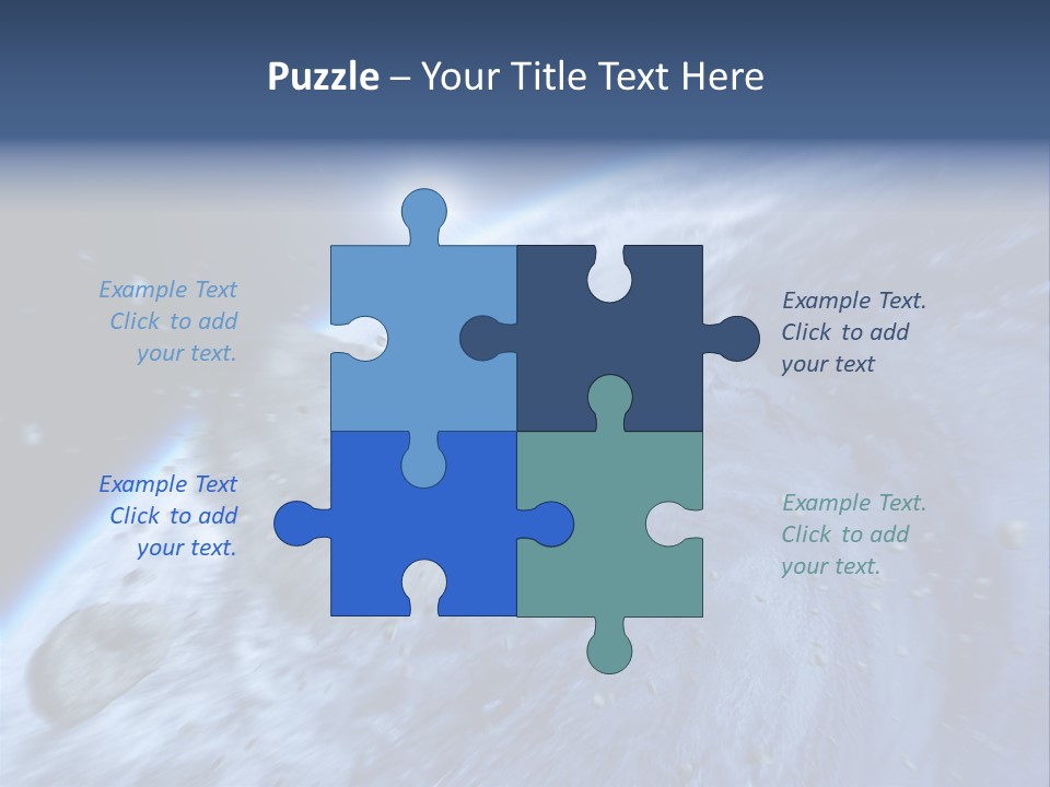 Meteorite Star Danger PowerPoint Template