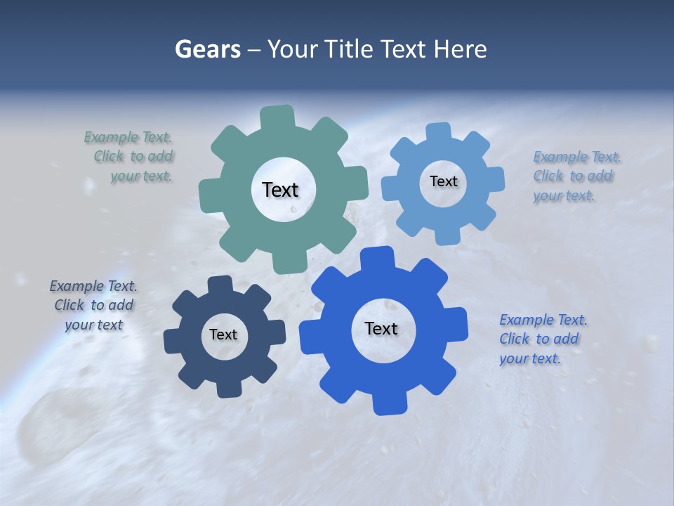 Meteorite Star Danger PowerPoint Template