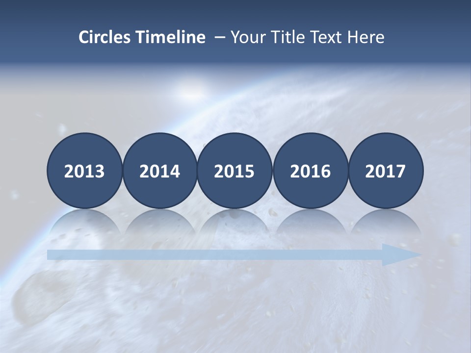 Meteorite Star Danger PowerPoint Template