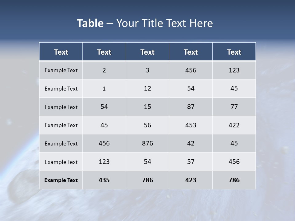 Meteorite Star Danger PowerPoint Template