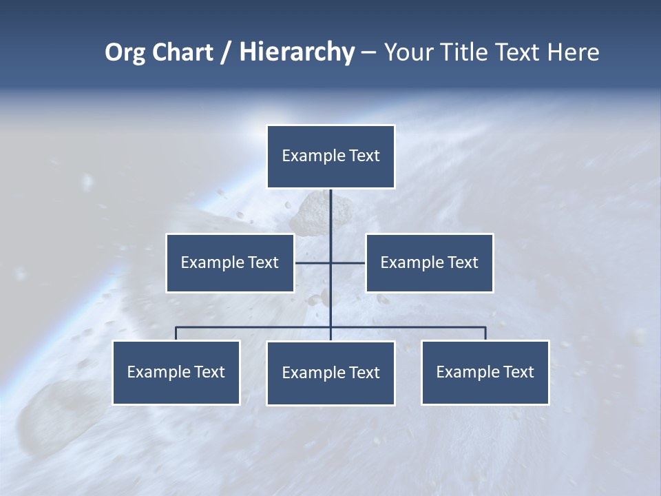 Meteorite Star Danger PowerPoint Template