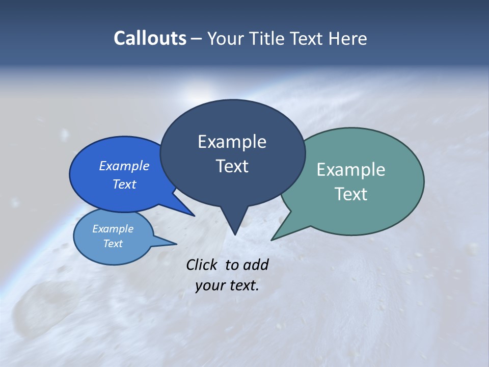 Meteorite Star Danger PowerPoint Template