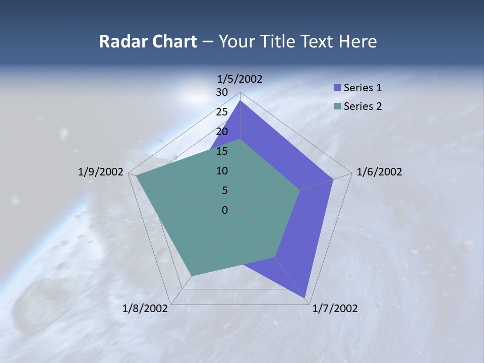 Meteorite Star Danger PowerPoint Template