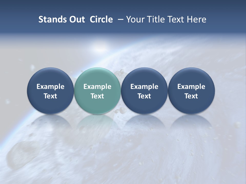 Meteorite Star Danger PowerPoint Template