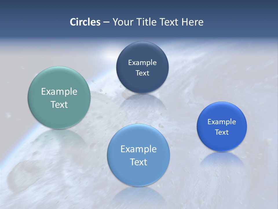 Meteorite Star Danger PowerPoint Template