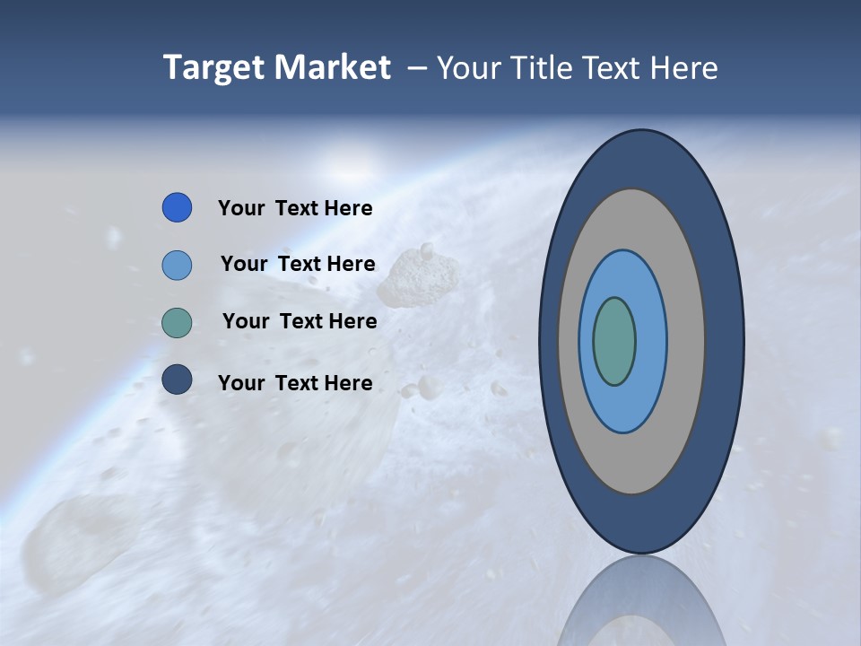 Meteorite Star Danger PowerPoint Template