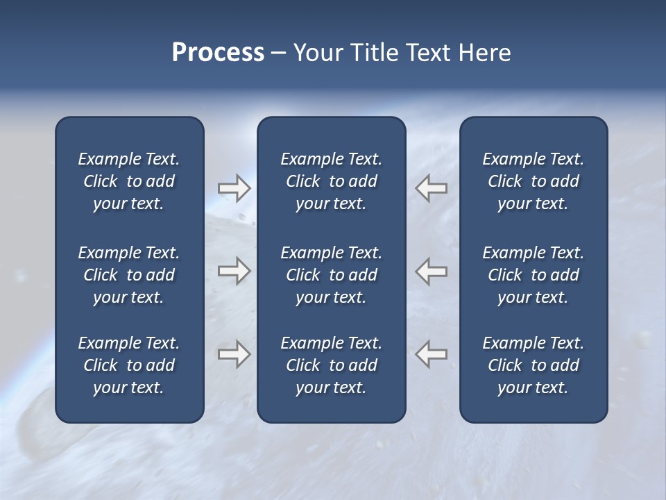 Meteorite Star Danger PowerPoint Template