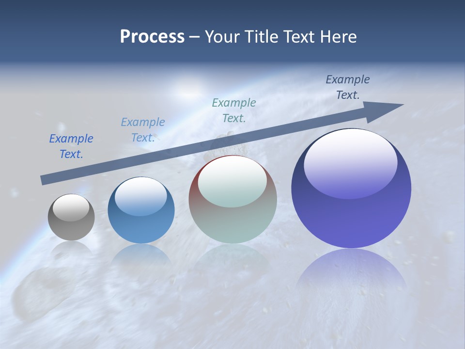 Meteorite Star Danger PowerPoint Template