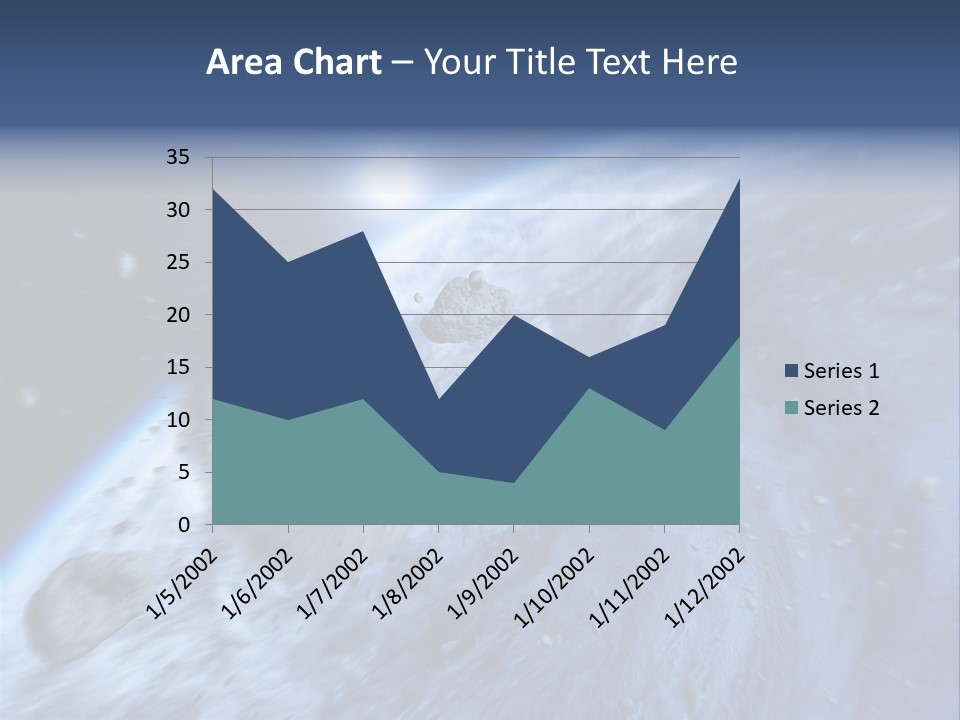 Meteorite Star Danger PowerPoint Template