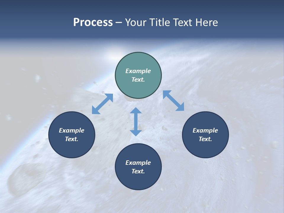 Meteorite Star Danger PowerPoint Template