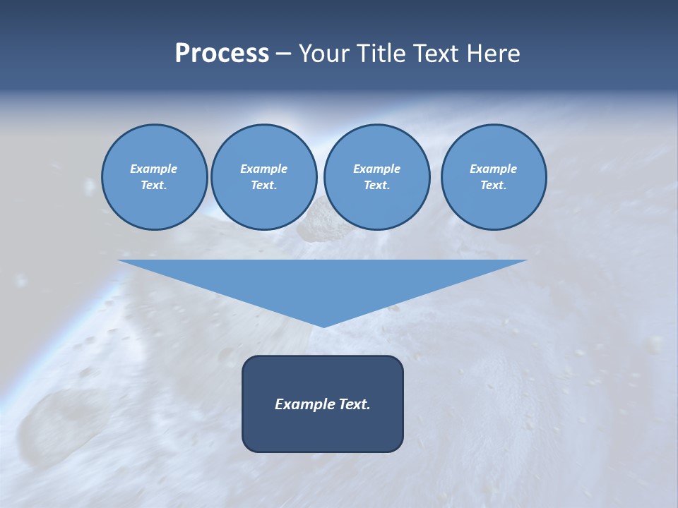 Meteorite Star Danger PowerPoint Template