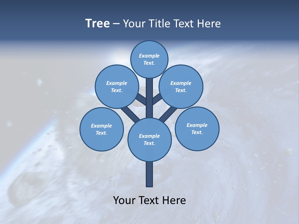 Meteorite Star Danger PowerPoint Template